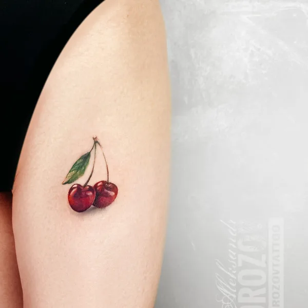 Watercolor tattoo by Alex Morozov in Berlin