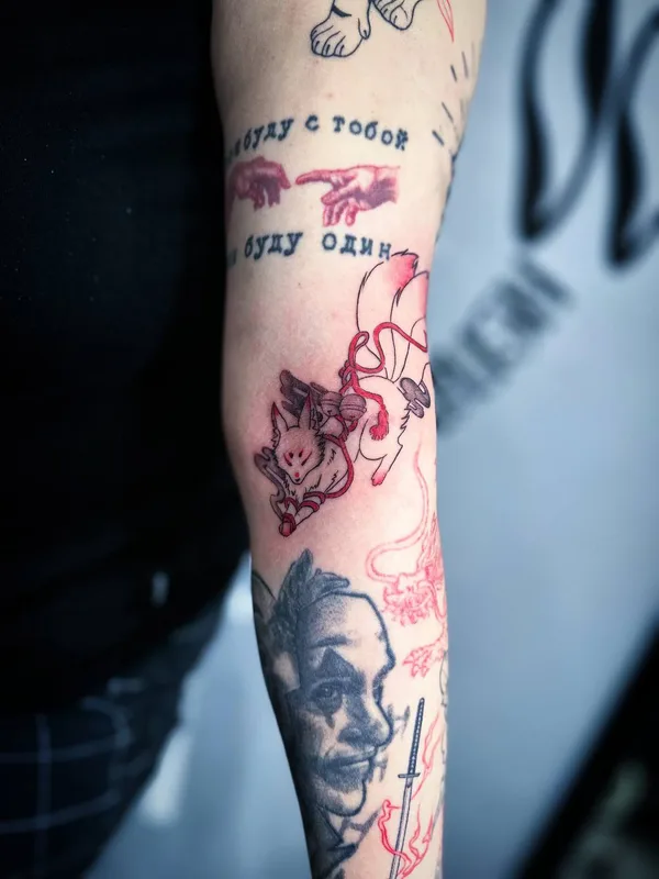 color illustrative татуировка на forearm #82474 | Тату мастер Карина Волкова