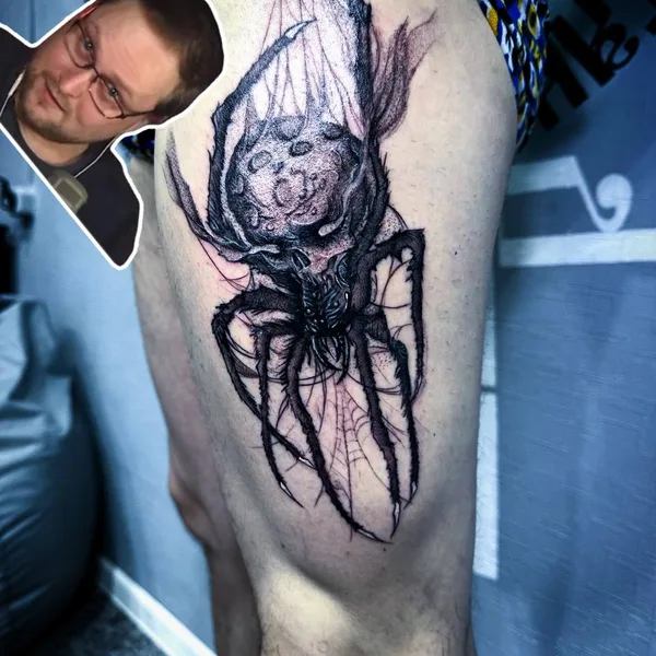 Black tattoo by Карина Волкова in Пенза