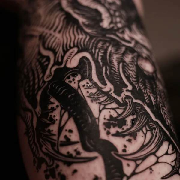 engraving tattoo by Антон Илларионов in Moscow