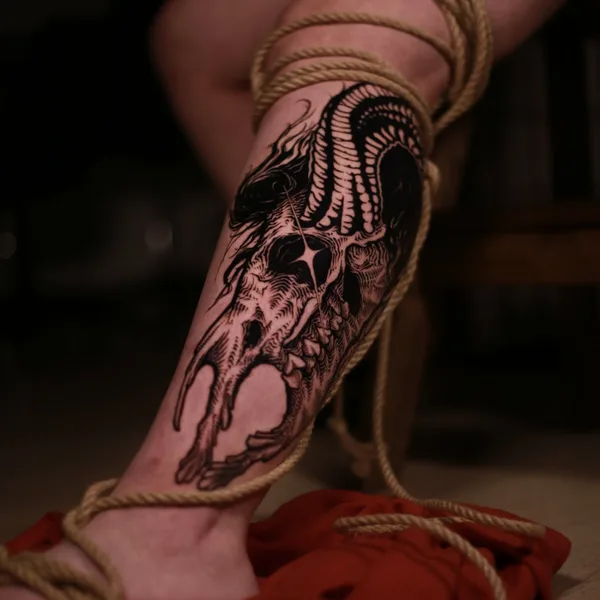 engraving tattoo by Антон Илларионов in Moscow
