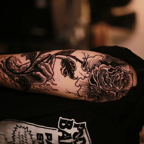 engraving tattoo by Антон Илларионов in Moscow