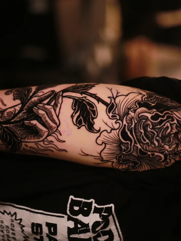 engraving tattoo by Антон Илларионов in Moscow