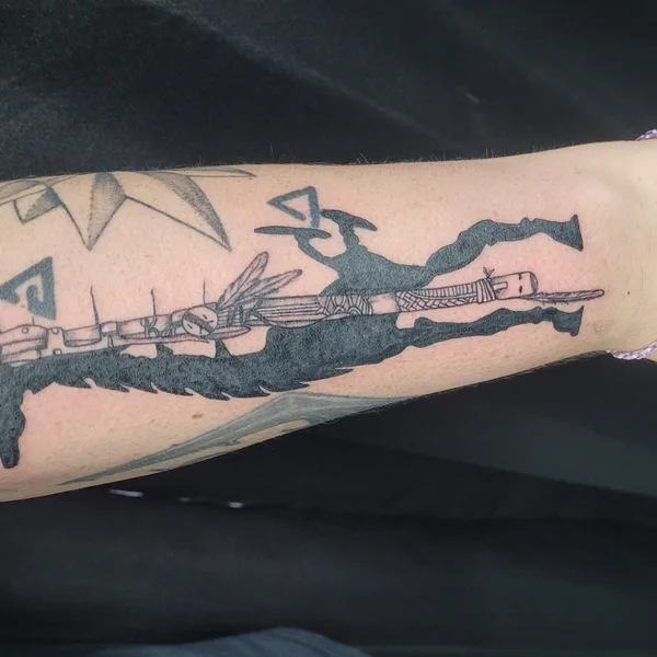 Illustrative tattoo by Savannah Victoria  in West Jordan