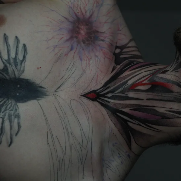 Abstract tattoo by Лида in Saint Petersburg