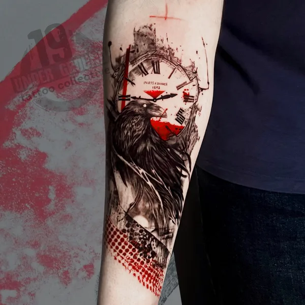 Graphic tattoo by Антон Козловских  in Moscow