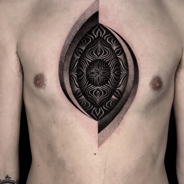 Ornamental tattoo by Vir Paiz in Córdoba