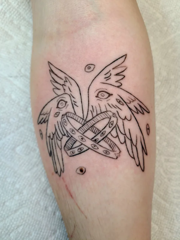 black linework Tatuagem em forearm #82843 | Tatuador Gnaski Helloms