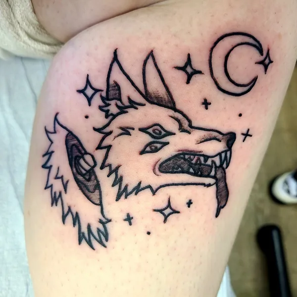 Anime tattoo by Gnaski Helloms