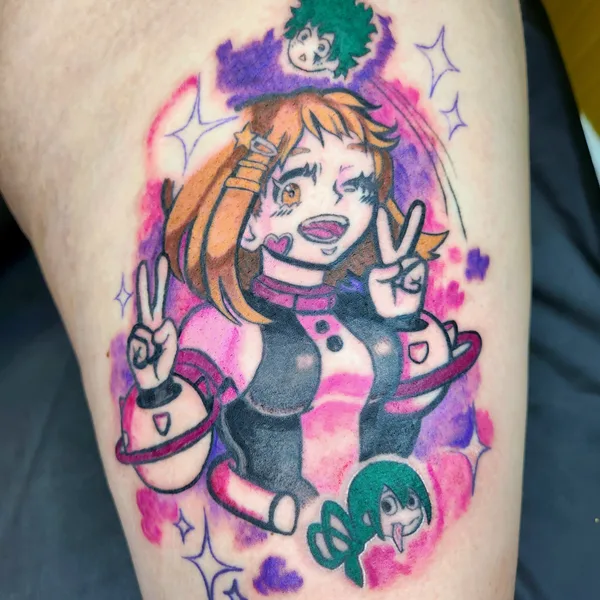 Anime tattoo by Gnaski Helloms