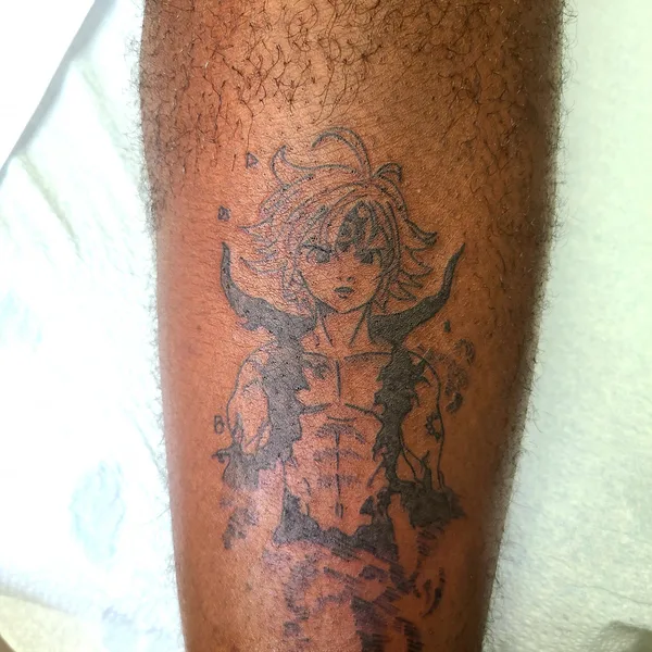 Anime tattoo by Gnaski Helloms