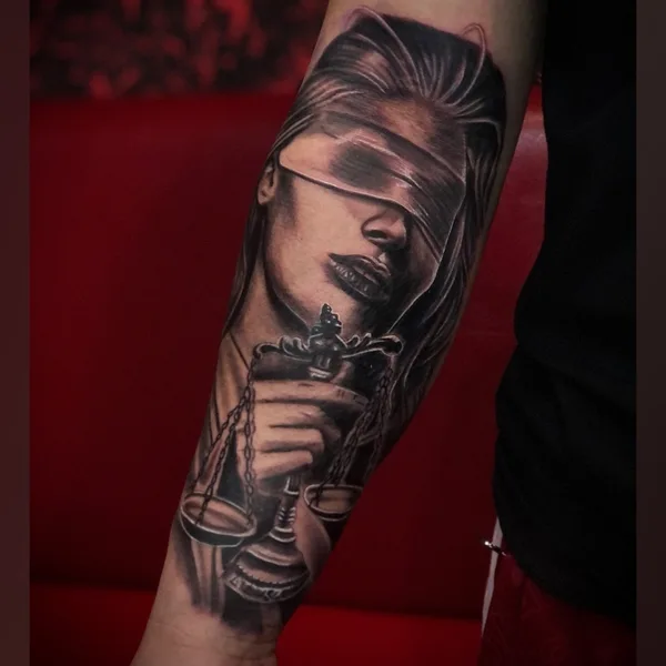 Black tattoo by Vladislav Kim in Хабаровск