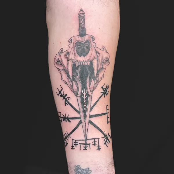 Fine Line tattoo by Kat Botezatu in Reykjavík