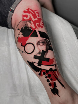 Trashpolka tattoo