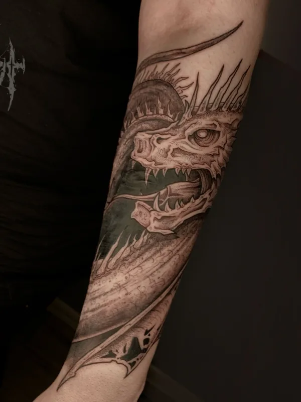 Аниме tattoo by Максим Levchik in Москва