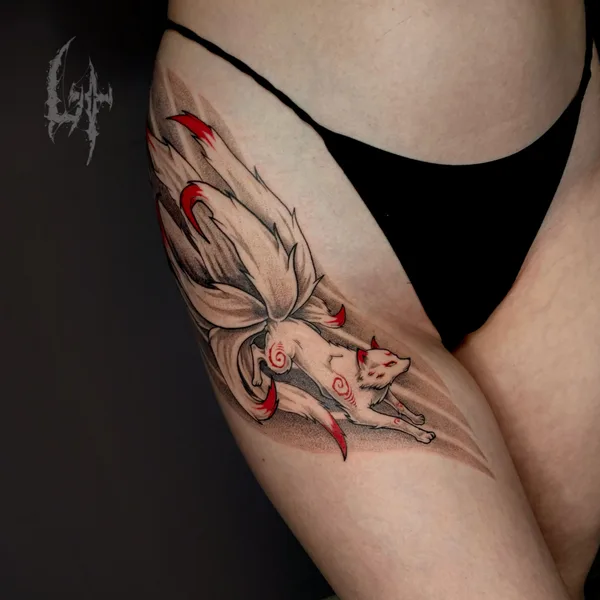 Anime tattoo by Максим Levchik in Moscow