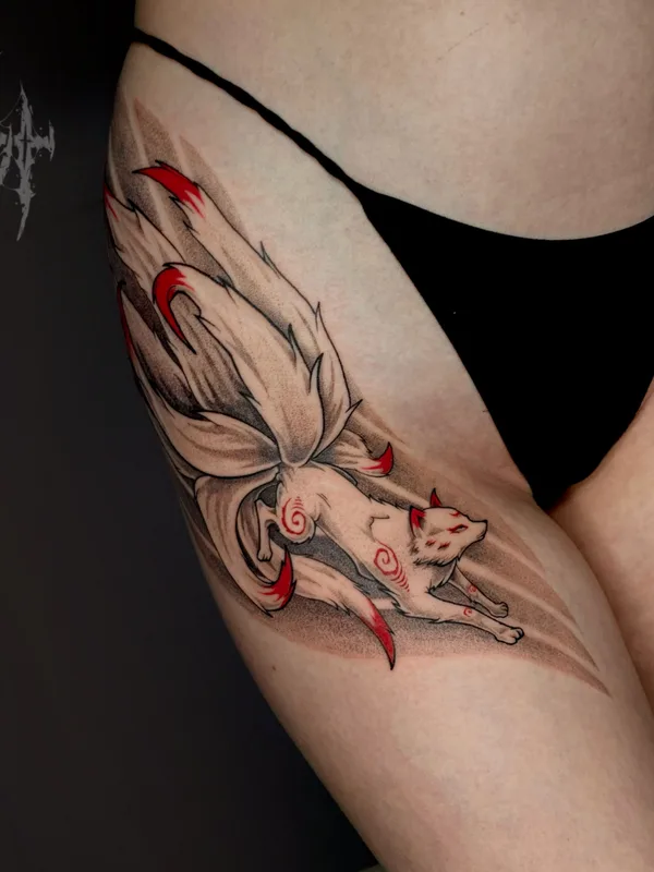 Аниме tattoo by Максим Levchik in Москва
