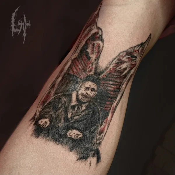 Anime tattoo by Максим Levchik in Moscow