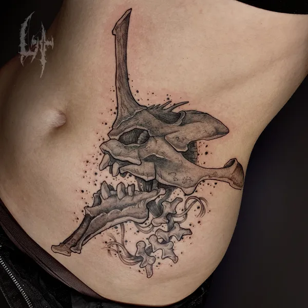 Anime tattoo by Максим Levchik in Moscow