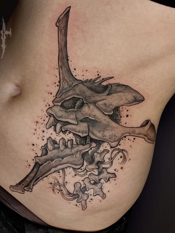 Аниме tattoo by Максим Levchik in Москва