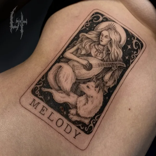 Anime tattoo by Максим Levchik in Moscow