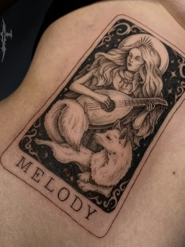 Аниме tattoo by Максим Levchik in Москва