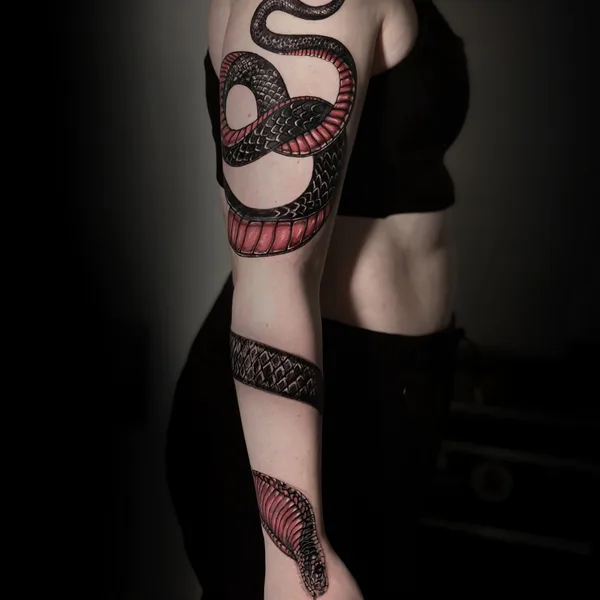 Horror tattoo by Mertim GOKALP in Sydney