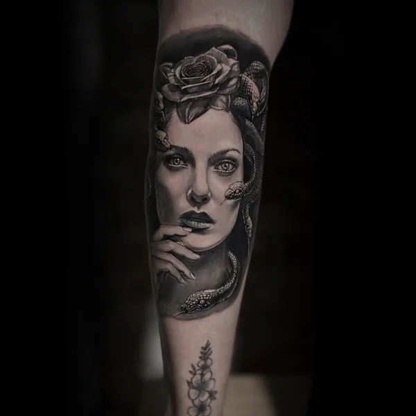 Horror tattoo by Mertim GOKALP in Sydney