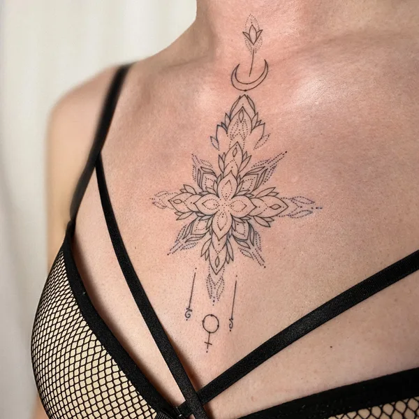 Botanical tattoo by Екатерина Максимова in Вологда