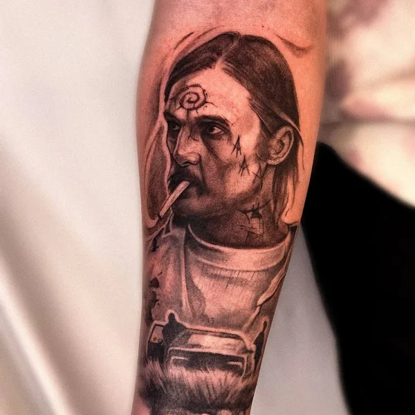 Portrait tattoo by Лиза Петрова in Вологда