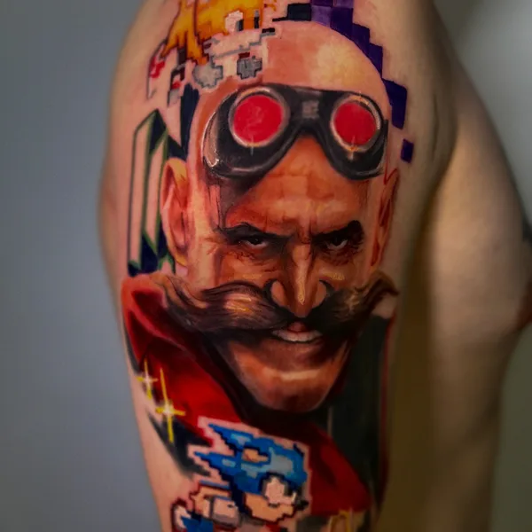 Portrait tattoo by Лиза Петрова in Вологда