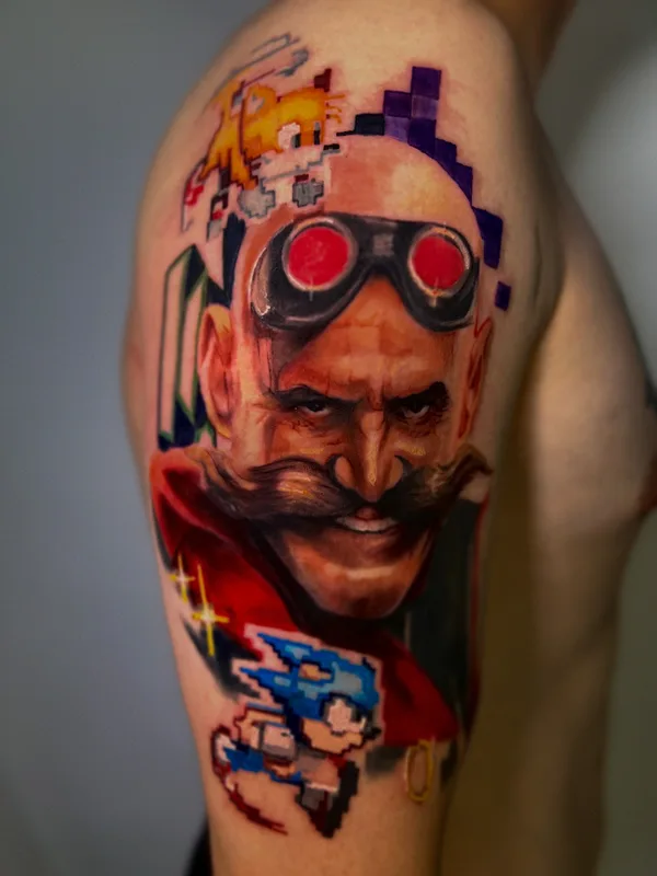 color realism tattoo auf bicep #83194 | Tätowierer Лиза Петрова