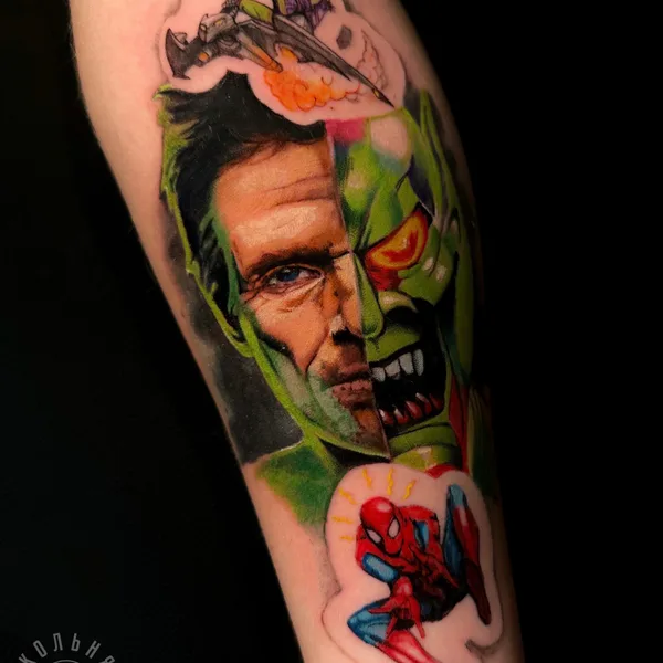 Portrait tattoo by Лиза Петрова in Вологда