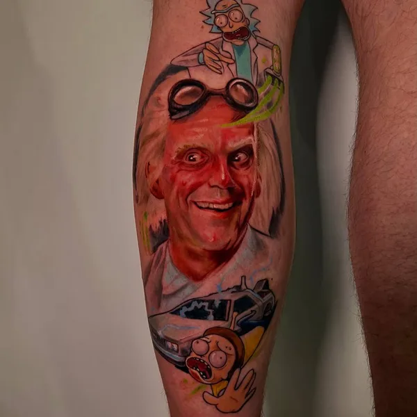 Portrait tattoo by Лиза Петрова in Вологда