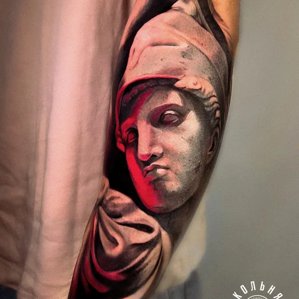 Portrait tattoo by Лиза Петрова in Вологда