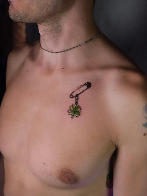 male color illustrative татуировка на chest #83213 | Тату мастер Полина Быченя 