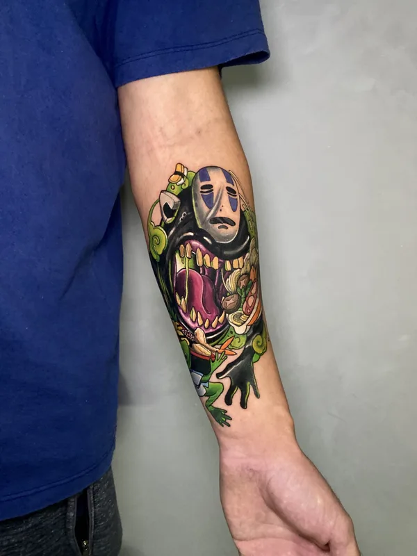 color anime Tatuagem em forearm #83246 | Tatuador Layor Dau 