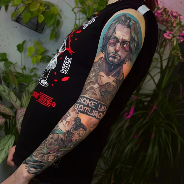 New School tattoo by Анна Рубиросса in Saint Petersburg