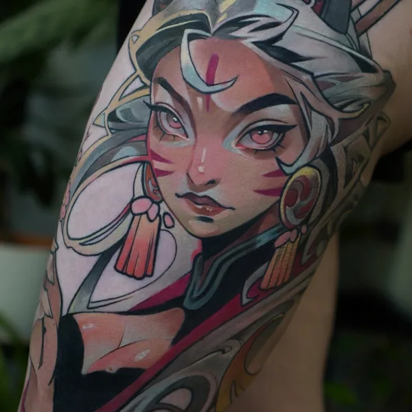 New School tattoo by Анна Рубиросса in Saint Petersburg