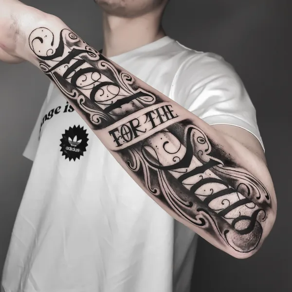 Abstract tattoo by AlexBel in Tallinn