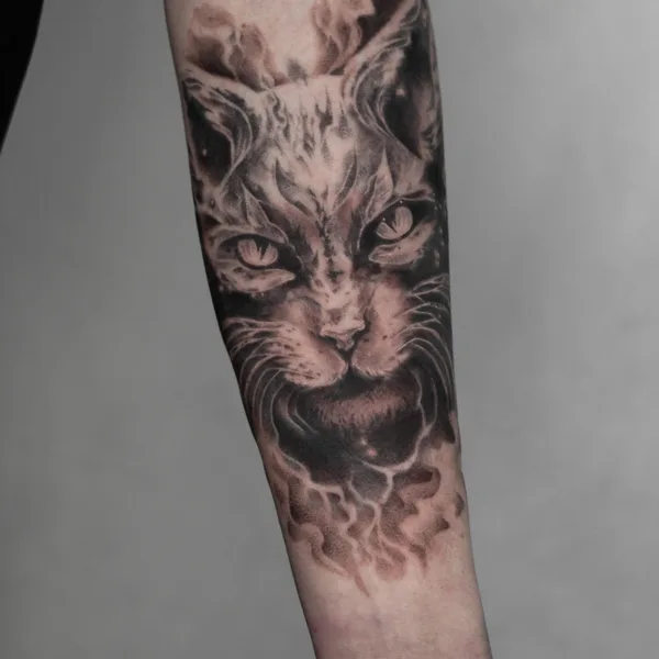 Graphic tattoo by Евгения Олефирова
