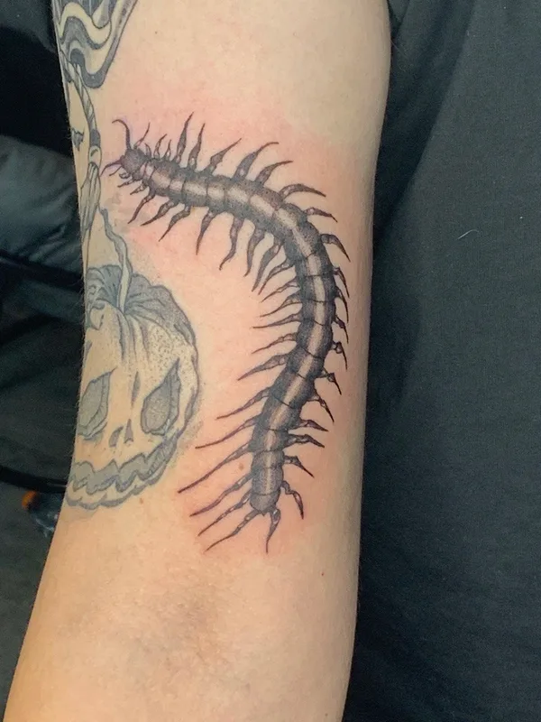 black and grey blackwork татуировка на forearm #83410 | Тату мастер Даниил Кюршев