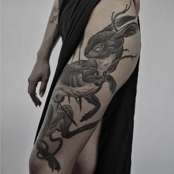 whipshading tattoo by Митя Собаков in Тамбов