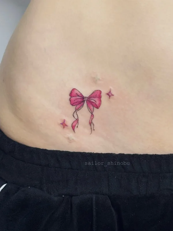 female color fineline татуировка на stomach #83488 | Тату мастер Анастасия Дьячкова