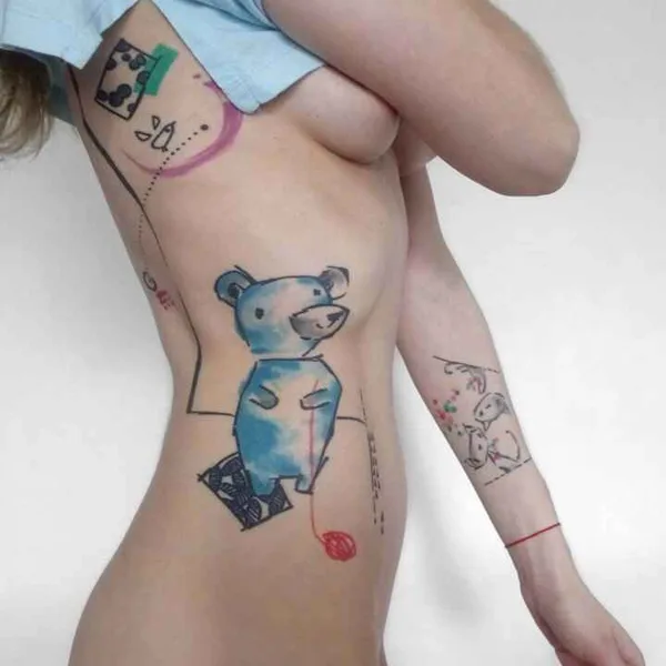 Watercolor tattoo by Алексей Платунов in Киров
