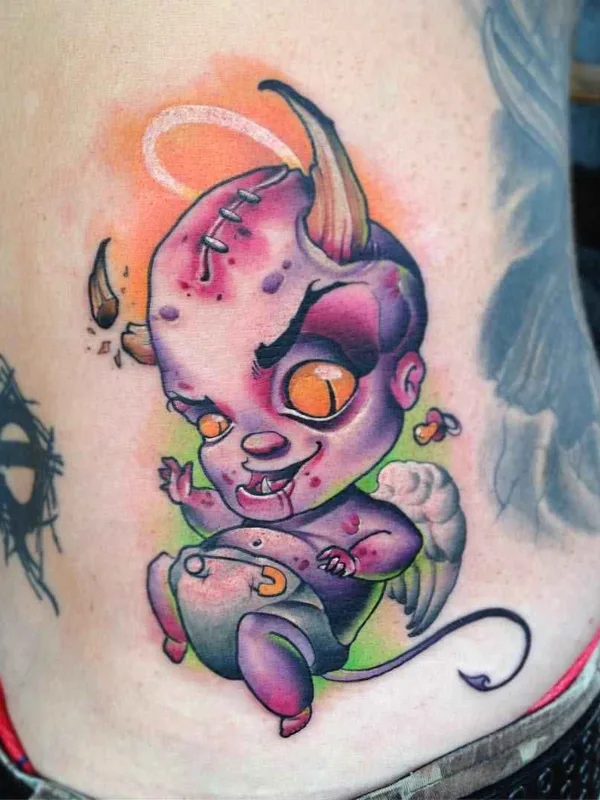 Нью Скул tattoo by Герман Горбунов in Санкт-Петербург