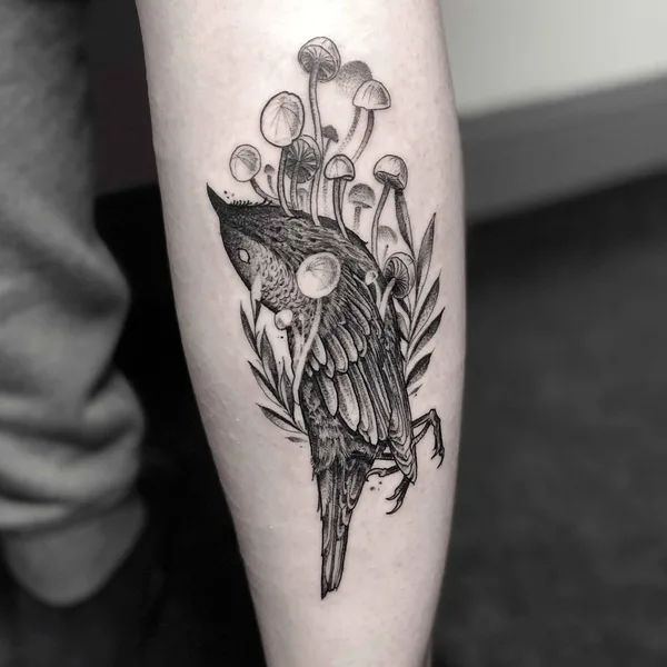 Dotwork tattoo by Taras Shtanko in Kyiv