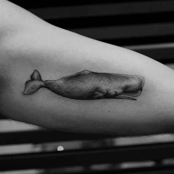 Geometric tattoo by Balazs Bercsenyi in New York City