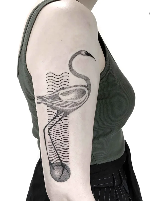 female black dotwork татуировка на forearm #19929 | Тату мастер Инесса Кравец