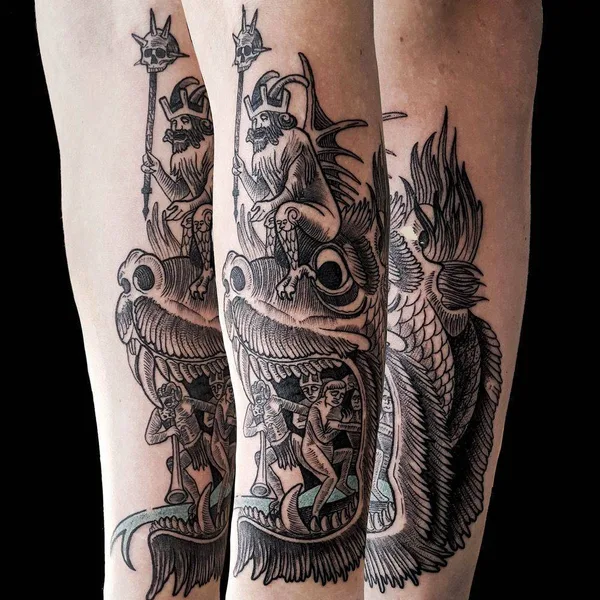 Author's Style tattoo by Marcin Pawlus in Gdynia